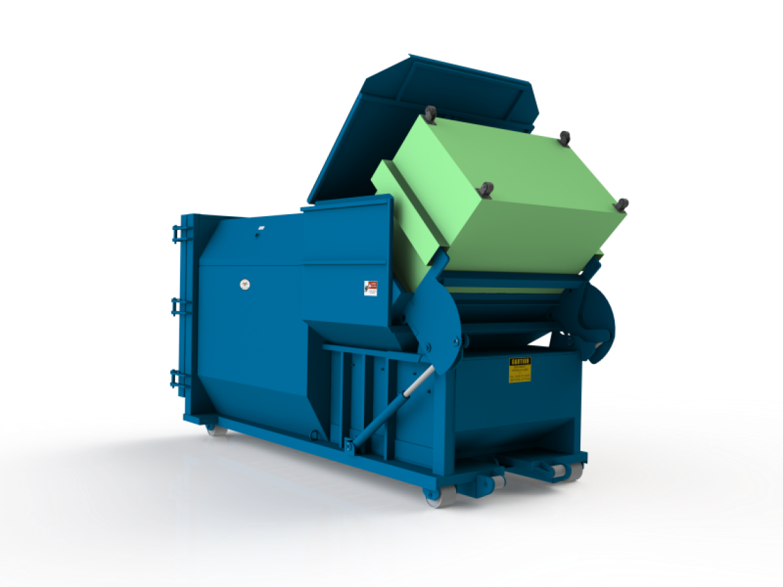 Machine Mounted Tipper with Automatic Lid on SC-T2-20